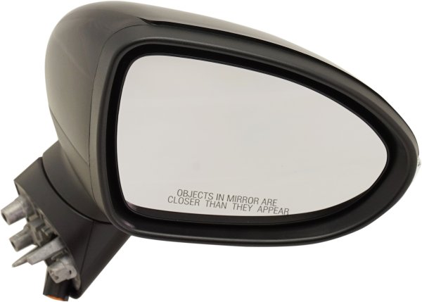 Power Folding Heated Mirror for Kia RIO Hatchback/Sedan 2012-2017, Right (Passenger) Side, Paintable, with Signal Light, Replacement