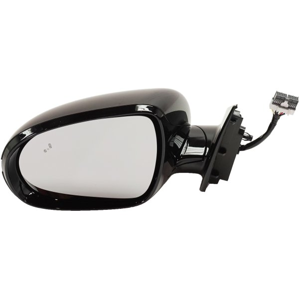 Power Folding Mirror for Kia Sorento 2016-2018, Left (Driver), Heated, Paintable with Blind Spot Detection and Signal Light, without Memory, Replacement