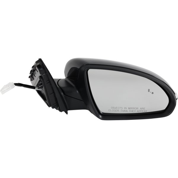 Power Folding and Heated Mirror for Kia Optima 2019-2020, Right (Passenger) Side, Paintable, with Blind Spot Detection and Signal Light, without Memory, Excluding Hybrid Model, Replacement