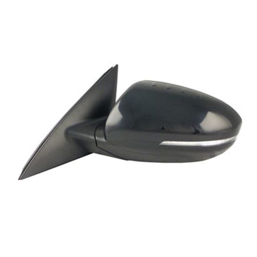 Outside Side View Mirror for 2011 - 2013 Kia Optima, Left (Driver), Power, Heated, with Signal Light, Manually-Folding, Paint to Match, Assembly,  876104C010, Replacement