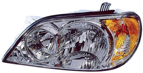 2002 - 2005 Kia Sedona Front Headlight Assembly Replacement Housing / Lens / Cover - Left (Driver) Side