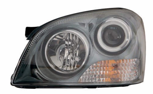 Left (Driver) Headlight Assembly for 2007 - 2009 Kia Optima, Front Headlight Assembly Replacement Housing / Lens / Cover, with Appearance Package; From 4-16-07; Composite;  921012G070, Replacement
