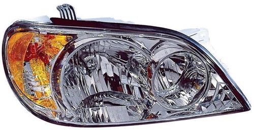 2002 - 2005 Kia Sedona Front Headlight Assembly Replacement Housing / Lens / Cover - Right (Passenger) Side