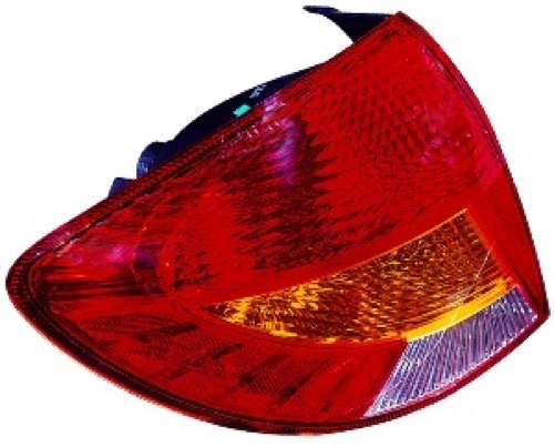 Rear Tail Light Assembly Replacement for 2002-2002 Kia Rio Cinco Right Passenger Side,  0K3AL51150, Lens/Cover, Replacement