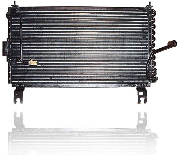 A/C Condenser for 1995 - 1997 Kia Sephia, from 9/94, may require additional parts,  0K2416148AA, Replacement