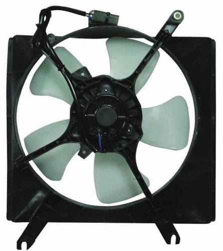 Radiator Fan Shroud Assembly for Kia Rio 2003-2005, 1.6L Engine, Automatic Transmission, Sedan/Wagon, Replacement