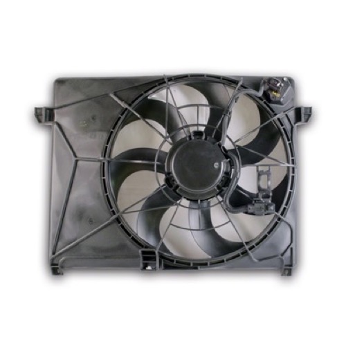 Radiator Cooling Fan Assembly for 2007 - 2012 Kia Rondo, 2.7L V6 Engine,  253801D300, Replacement