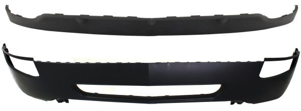 Front Bumper Cover Kit for Buick Enclave 2008-2012, 2-Piece with Lower Extension, Replacement