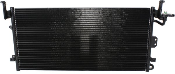A/C Condenser for Hyundai Sonata 2003-2004, Flange Type Outlet Fitting, Replacement