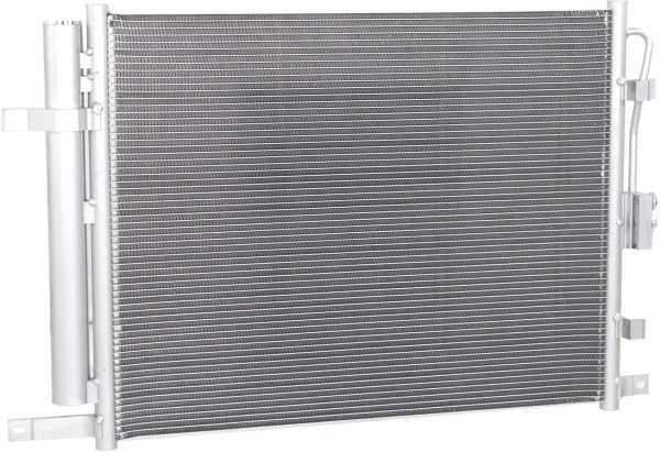 A/C Condenser for Kia Soul 2010-2011, 2.0L Automatic Transmission, Replacement