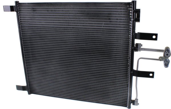 A/C Condenser for Dodge RAM Full Size Pickup Truck 2009-2011, Suitable with 4.7L/5.7L Engine, Replacement
