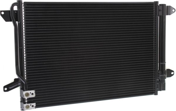 A/C Condenser for Volkswagen Jetta Sedan 2011-2015, Beetle 2012-2015, Includes Jetta Hybrid 2013-2016, Jetta Wagon 2009-2014, Replacement