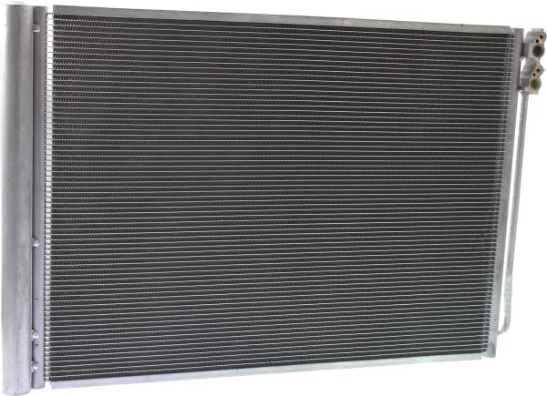 A/C Condenser for BMW 5-Series (2010-2017) and 6-Series (2011-2019), Replacement Models: 528i, 535i, 550i, 640i, 650i.