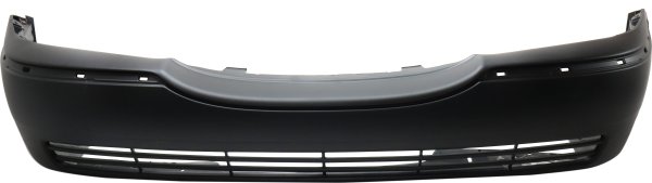 Front Bumper Cover for Lincoln Town Car 2003-2011, Primed (Ready to Paint), Without Fog Light Holes, Replacement