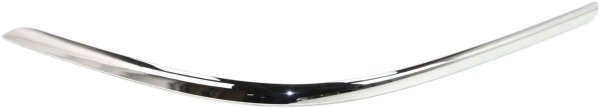 Front Bumper Molding for Lincoln Town Car 2003-2011, Left (Driver), Plastic, Chrome, Replacement