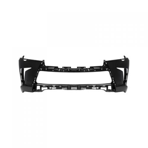 Front Bumper Cover for Lexus LX570 2016-2021, Primed (Ready to Paint), with Park Distance Control Sensor Holes and Headlight Washer Holes, Replacement