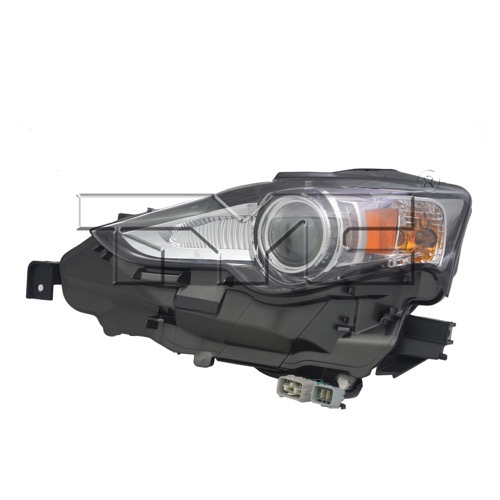 Left (Driver) Headlight Assembly for 2014 - 2016 Lexus IS350, Front Replacement Headlight Assembly Housing/Lens/Cover, High Intensity Discharge, Composite; 8118553721, Replacement