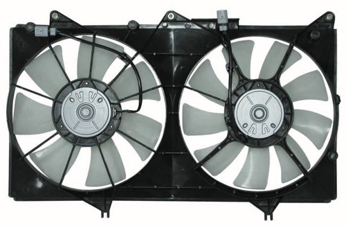 Radiator Cooling Fan Assembly for 2002 - 2003 Lexus ES300 Engine, Includes Motor, Blade, Shroud;  LX3115107, Replacement