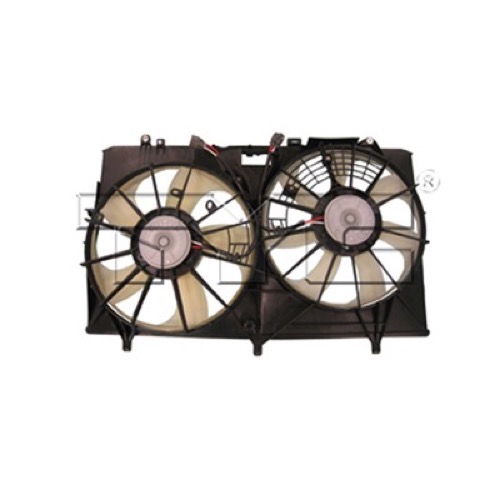 Radiator Cooling Fan Assembly for 2010 - 2015 Lexus RX450h, Engine Cooling Fan Assembly Replacement, Dual Motor/Blade/Shroud, without Module,  1671131461-PFM