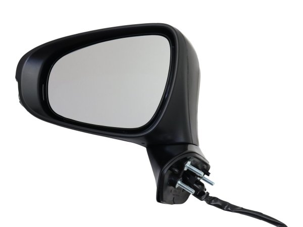 Power Mirror for Lexus ES300H/ES350 2013-2015, Left (Driver), Manual Folding, Heated, Paintable, with In-housing Signal Light, without Auto Dimming, Blind Spot Detection, and Memory, Replacement