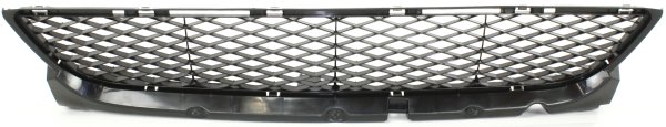 Front Bumper Grille for 2007-2009 Mazda 3 Sedan, Standard Type, Black, Replacement