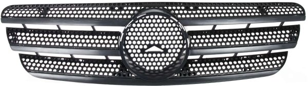 Black Shell and Insert Grille for Mercedes-Benz ML-Class 1998-2005, (163) Chassis, Replacement