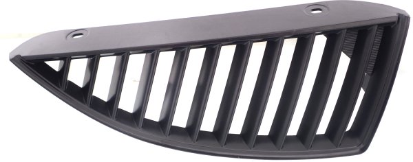 Grille for Mitsubishi Lancer 2004, Right (Passenger) Side, Black Shell and Insert, Sportback Model, Wagon, without Anti-Lock Braking System, Replacement