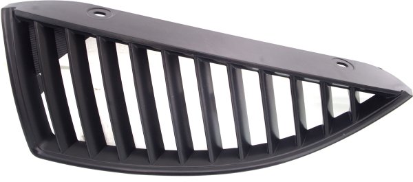 Black Shell and Insert Grille for 2004 Mitsubishi Lancer, Left (Driver) Side, Sportback Model, Wagon, without ABS Brakes, Replacement