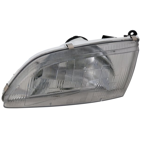 Headlight Assembly for Mazda 626 1998-1999, Left (Driver), Halogen, Replacement
