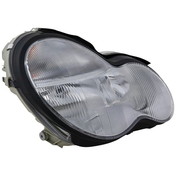 Headlight Assembly for Mercedes-Benz C-Class 2001-2004 Sedan/Wagon, Right (Passenger), Halogen, Replacement