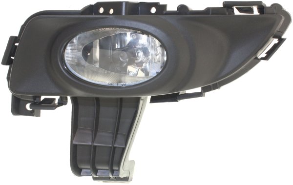 Front Fog Light Assembly for Mazda 3 Sedan, Standard Type, Left (Driver) Side, 2004-2006, Replacement