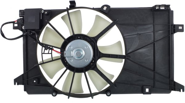 Radiator Fan Assembly with Control Module for 2006-2010 Mazda 5, Replacement