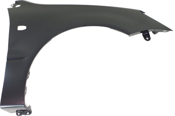 Front Fender for Mitsubishi Lancer 2004-2007, Right (Passenger), Primed (Ready to Paint) - Compatible with ES/LS/SE Sedan Models and Wagon Models without ABS Brakes, Replacement