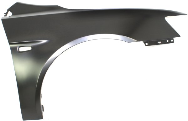 Front Fender for Mitsubishi Lancer 2008-2011, Right (Passenger) Side, Primed (Ready to Paint), with Signal Light Hole, Replacement