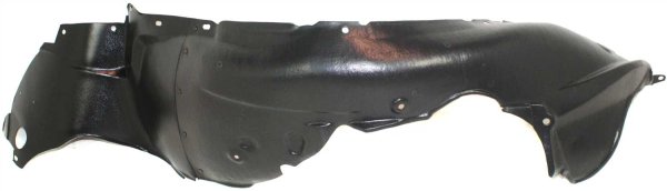Front Fender Liner for Mazda 6 2003-2004, Right (Passenger) Side, with Spoiler, Replacement