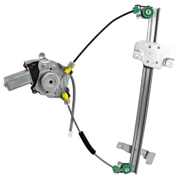 Front Window Regulator for Mazda Protege 1999-2003 and Protege5 2002-2003, Right (Passenger), Power, with Motor, Replacement