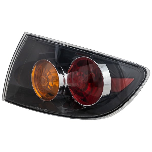 Tail Light Assembly for Mazda 3 Sedan 2004-2006 Sport Type Bumper, Right (Passenger), Outer, Replacement