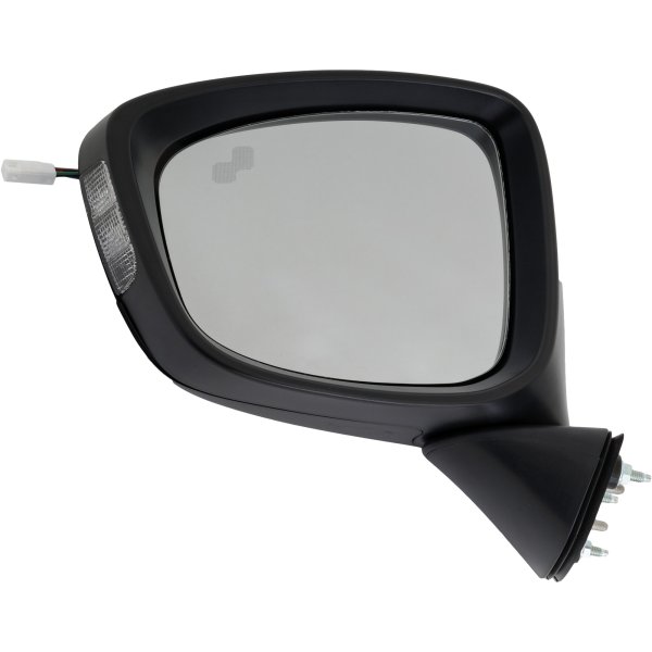 Mirror for Mazda CX-5 2014-2015, Left (Driver), Power, Manual Folding, Heated, Paintable, Grand Touring Model, with Blind Spot Detection in Glass and In-housing Signal Light, without Auto Dimming and Memory, Replacement