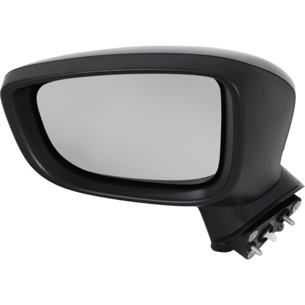 Power Mirror for Mazda 3 (2017-2018), Left (Driver), Manual Folding, Non-Heated, Paintable, without Blind Spot Detection, Memory or Signal Light, Mexico Built Vehicle, Replacement