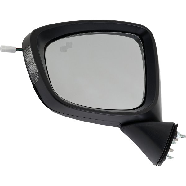Power Mirror for Mazda CX-5 2014-2015, Left (Driver), Manual Folding, Non-Heated, Paintable, Touring Model, with Blind Spot Detection in Glass and In-housing Signal Light, without Auto Dimming and Memory, Replacement