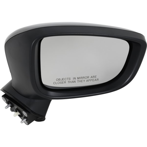 Power Mirror for Mazda 3 2017-2018, Right (Passenger) Side, Manual Folding, Non-Heated, Paintable, with Signal Light, without Blind Spot Detection and Memory, for Mexico Built Vehicle, Replacement