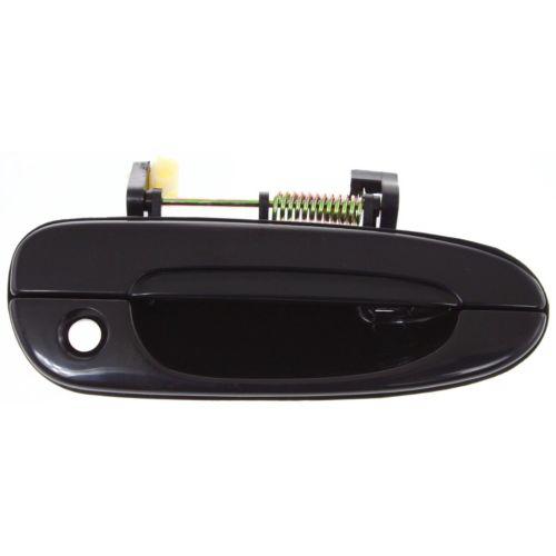 Outer Front Door Handle for 1998 - 2002 Mazda 626, Right (Passenger) Side, Replacement, Ebony Black; Code NN;  GD1F58410NN