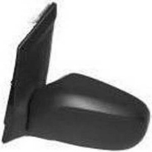 Left (Driver) Side View Outside Mirror Assembly for 2000 - 2006 Mazda MPV, Manual, Textured Finish,  LC6369180B, Replacement