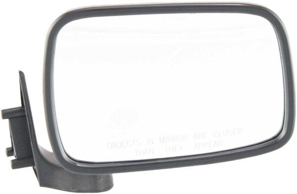 Manual Adjust Mirror for Mazda Pickup, 1986-1993, Right (Passenger) Side, Manual Folding, Non-Heated, Chrome, Replacement