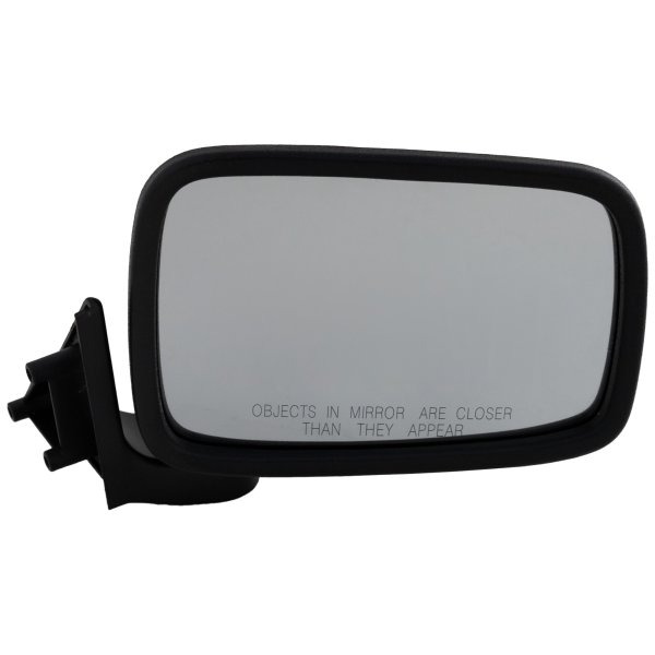 Manual Adjust, Manual Folding, Right (Passenger) Side Mirror for 1986-1993 Mazda Pickup, Non-Heated, Paintable, Replacement