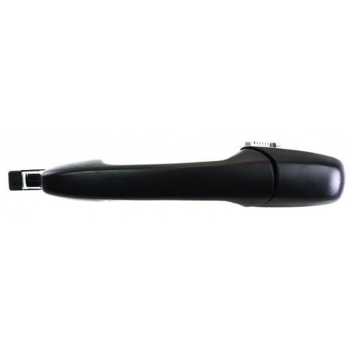 Exterior Rear Left (Driver) Door Handle for 2003 - 2008 Mazda 6 GS, GT, S, i Models, Ebony Black, Replacement,  GK2A73410FNN