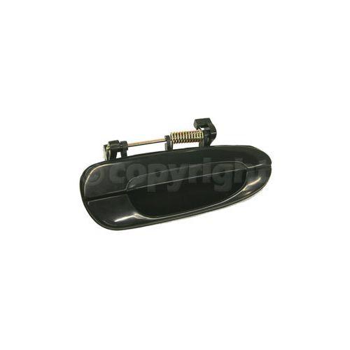 Rear Right (Passenger) Exterior Door Handle for 1998 - 2002 Mazda 626, Ebony Black; Code NN; OEM GD1E72410NN Replacement