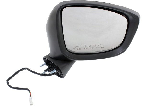 Power Mirror for Mazda CX-5 (2013-2015), Right (Passenger), Manual Folding, Heated, Paintable, with In-housing Signal Light, without Auto Dimming, Blind Spot Detection, and Memory, Replacement