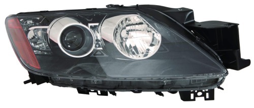 Right (Passenger) Headlight Lens/Housing for 2007 Mazda CX-7, Front Headlight Assembly Replacement Housing/Lens/Cover, High-Intensity Discharge; Old Style;  EG2251031F; Replacement