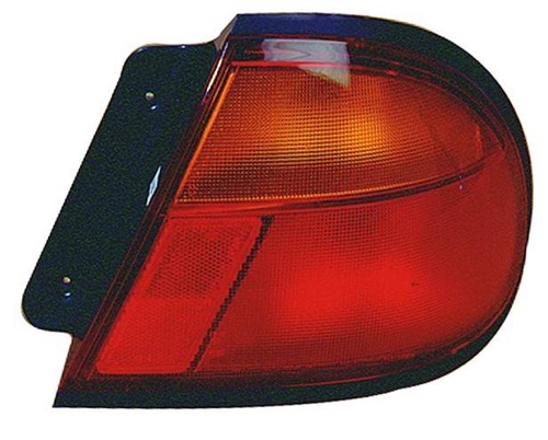 Right (Passenger) Tail Light Assembly for 1996 - 1998 Mazda Protege, Rear Tail Light Lens/Cover Replacement,  BE5H51150